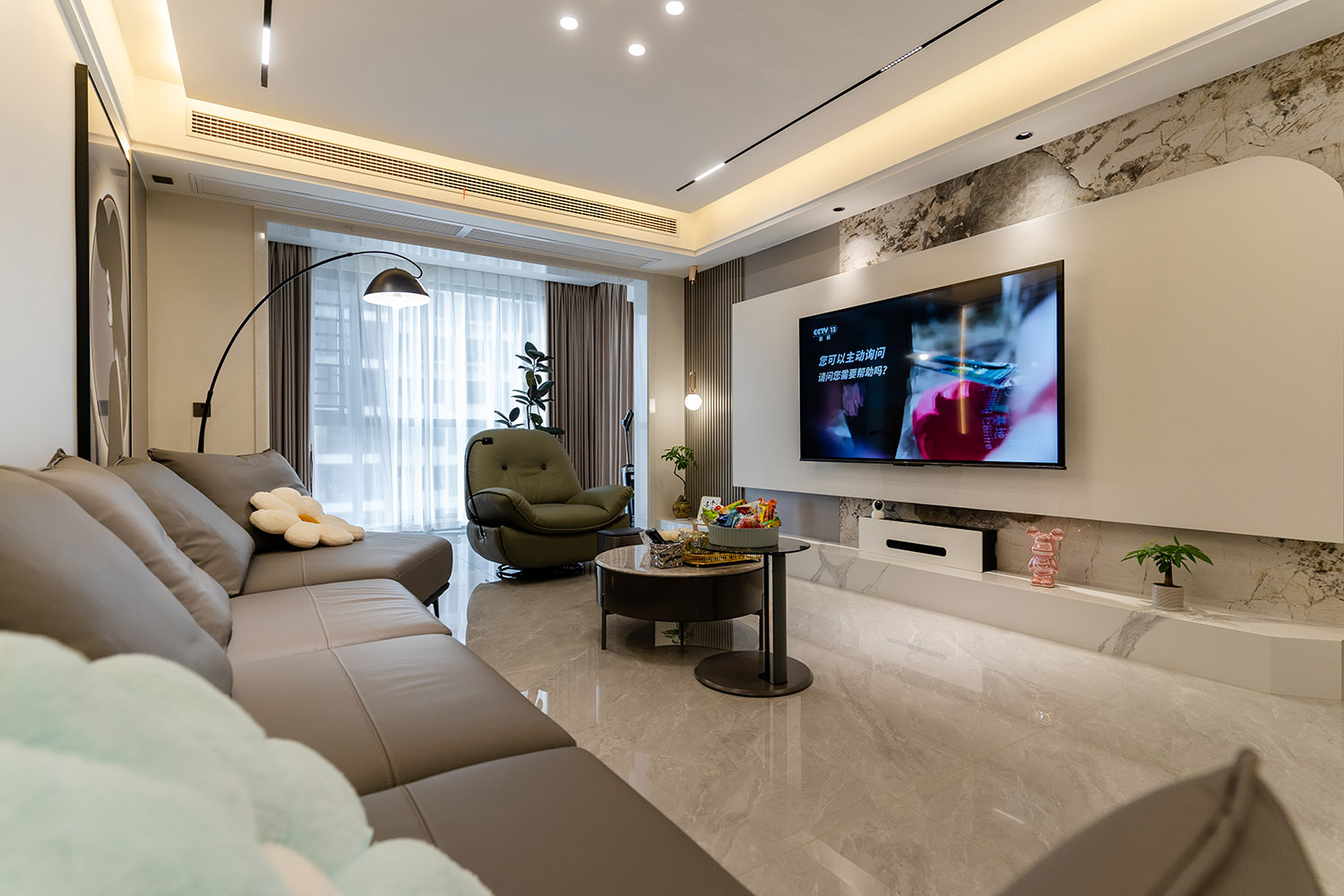 株洲家博整装中海学府里 124㎡ 现代简约风格装修赏析